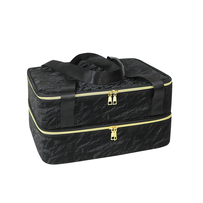 RovoBeauty Beautician double-layer large-capacity cosmetic bag makeup box professional makeup artist cosmetic storage bag